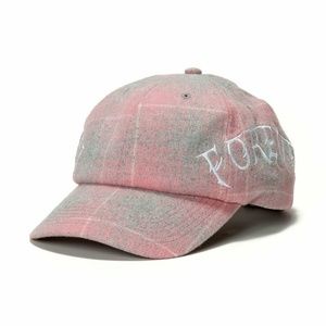 Pink Dolphin Men's Forever Plaid Dad Hat Pink NWT
